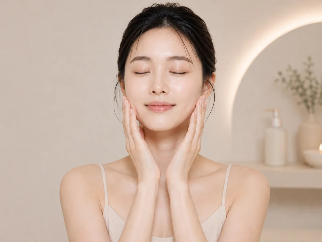 A relaxed face after Meccrom care