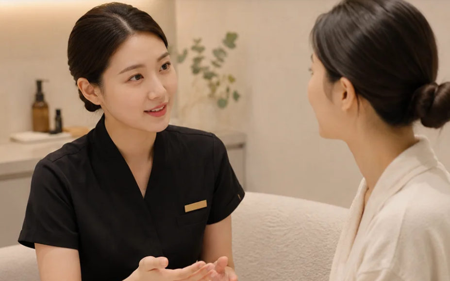 얼굴 붓기, 전문 마사지는 언제 받을까요? 관련 이미지