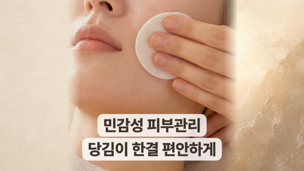 인천 민감성 피부관리 후기, 피부 당김이 줄고 로션이 잘 흡수됐어요