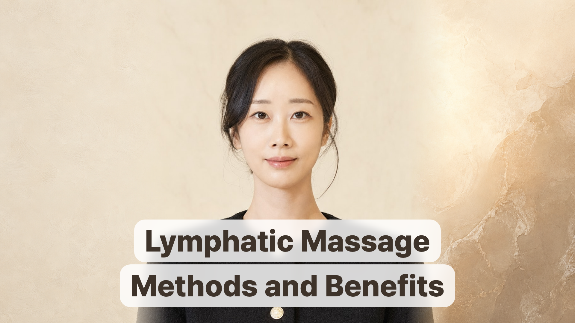 Director Park Jeong-eun introduces lymphatic massage methods and benefits