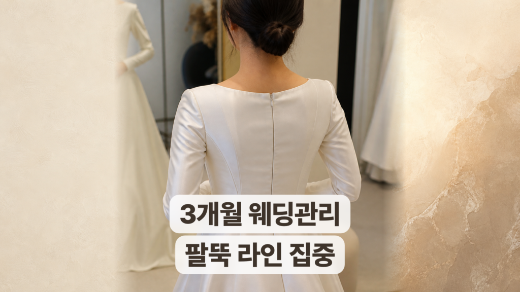 성수 웨딩관리 후기, 3개월 동안 준비한 팔뚝 라인